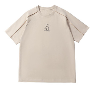 Summer Simple Casual Loose Tops for Men and Women European Large Size Slimming Look Fat mm Short-Sleeved T-Shirts Trendyy Couple Wear Cool