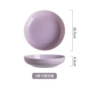 8-Inch Round Deep Dish-Purple