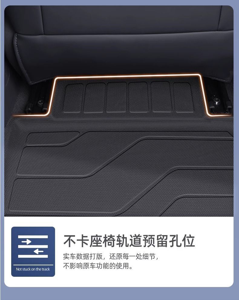 Suitable for Chery Ruihu 8L Foot Pad Surrounding TPE Car Foot Pad Ruihu 8L Covering Carpet Pad Five Original New