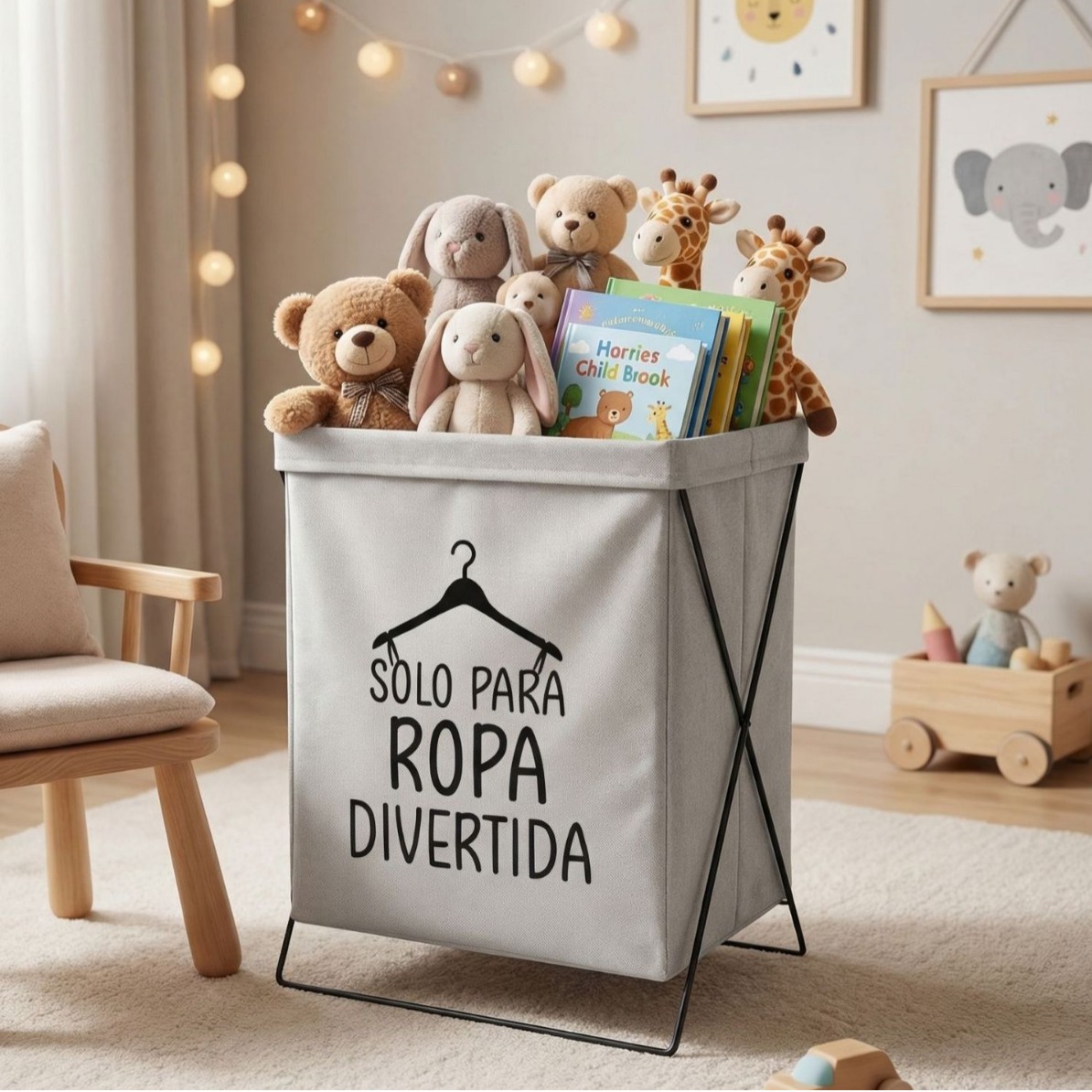 Cesta de almacenamiento plegable transfronteriza tela de lavandería cesto de almacenamiento sucio cesto de almacenamiento de marco de hierro plegable dormitorio doméstico