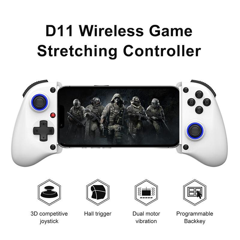D11/D11S Stretch Game Streaming Handle Wireless Hall Trigger Macro Back Key Switch/Android/IOS/PC