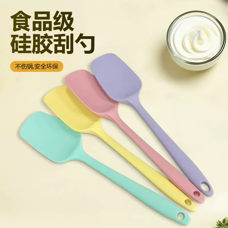 跨境硅胶刮刀加厚奶油抹刀小号烘焙工具蛋糕食品刮刀搅拌刀厂家