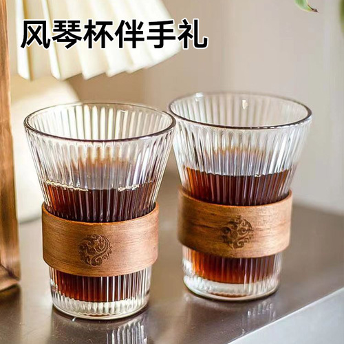 High-looking glass organ cup, household hanging ear coffee cup, souvenir water cup, gift cup, printed logo