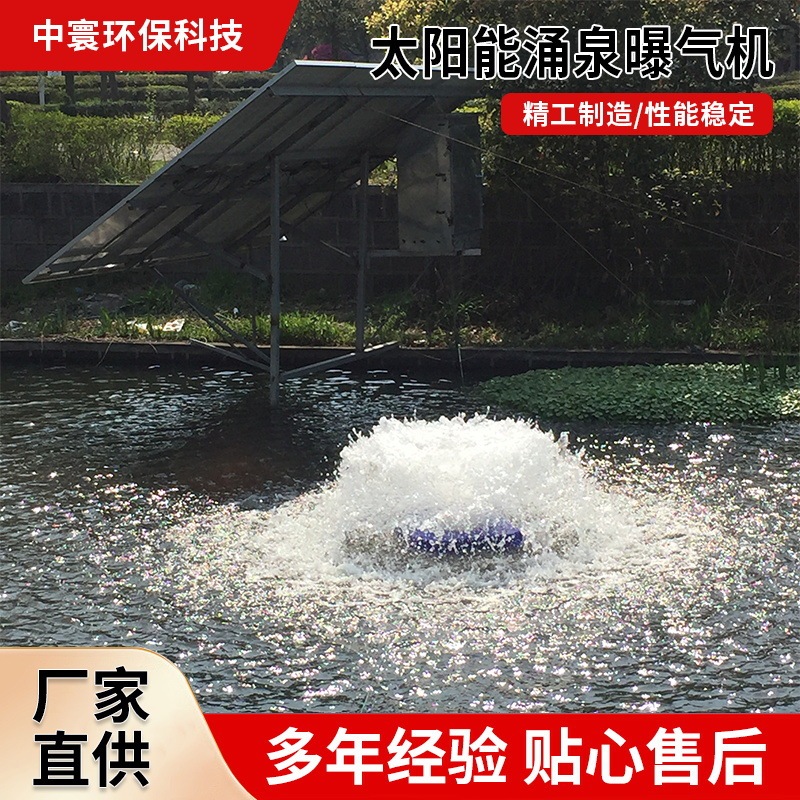 Solar Fountain Aerator River Management Ecological Environment Water Quality Improvement Oxygenation Photovoltaic River Aerator