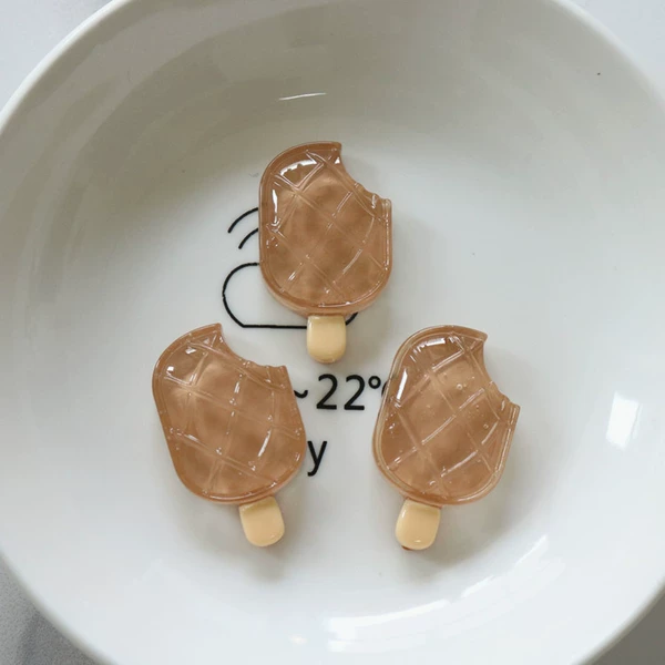 Brown ice cream-transparent model