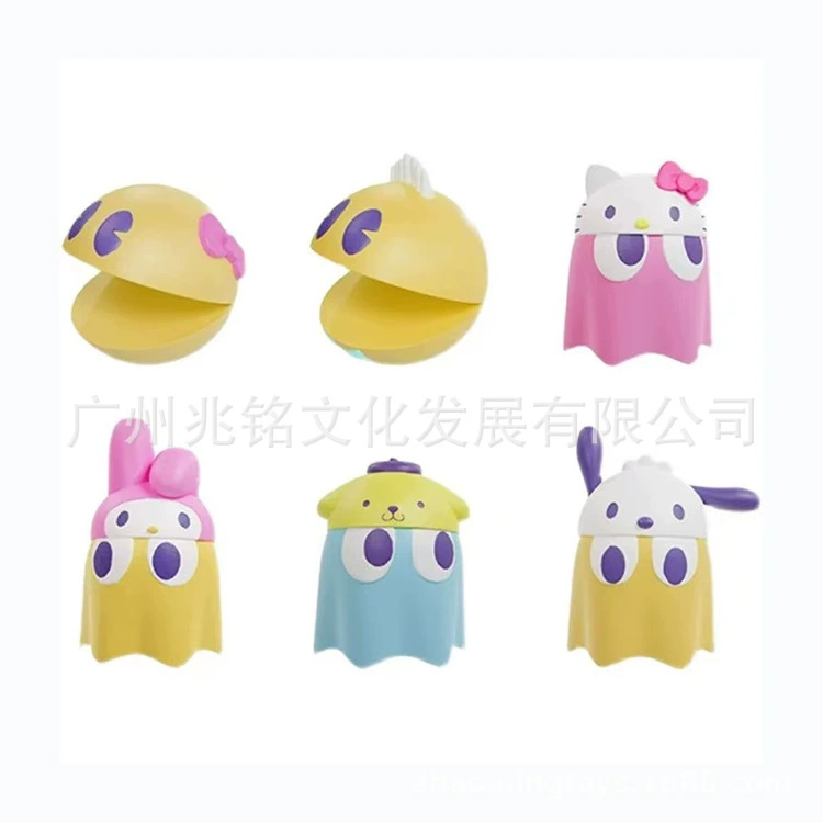 Модные игрушки, коробки-заглушки, приколы, Pac-Man, совместный брендинг Ghost, KT, Melody, Pudding Dog, Pacchard Dog, Ornament