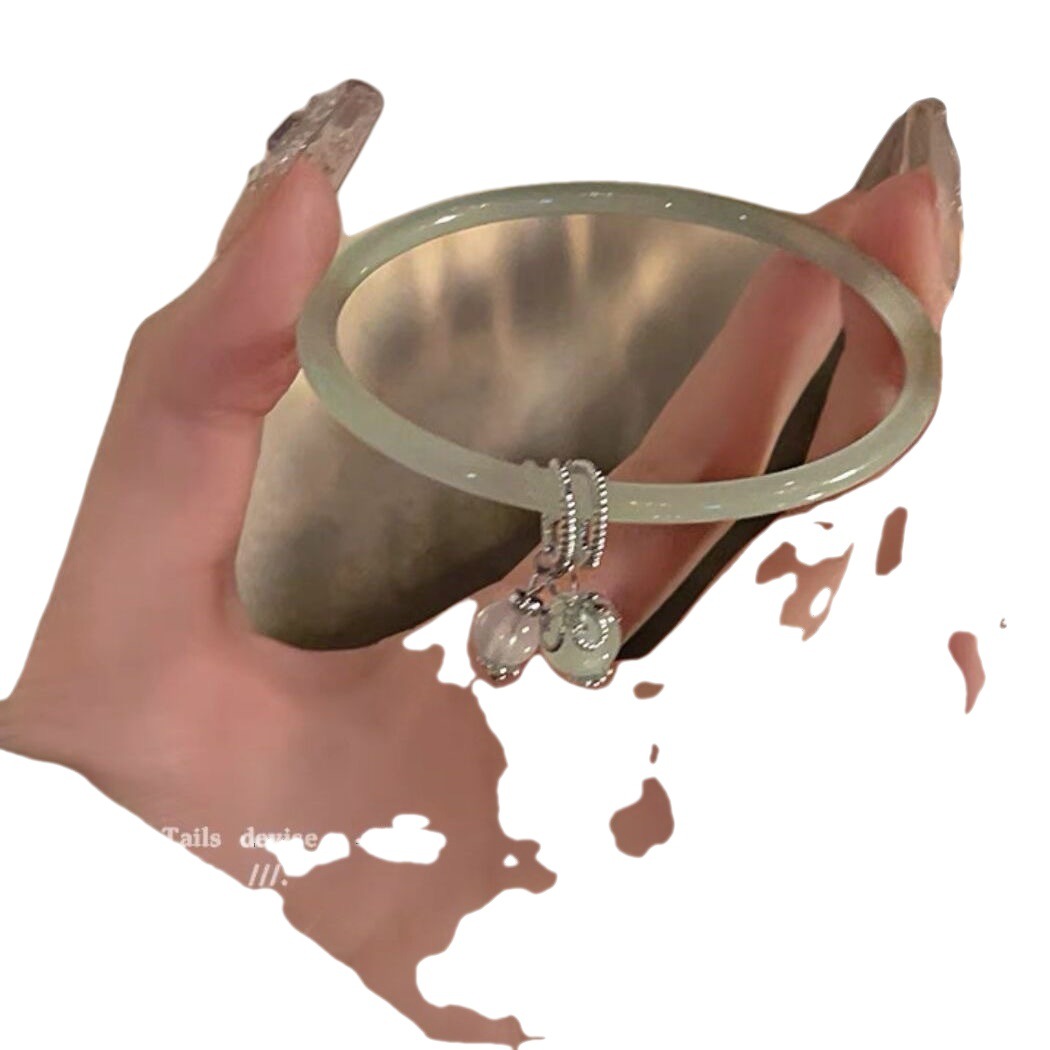 Nuevo estilo chino antiguo moda nacional campana pulsera traje de mujer luz lujo nicho exquisito pulsera de alta calidad borla Accesorios