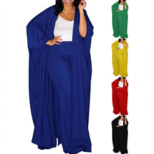 D8609 2026秋冬新品欧美女装速卖通亚马逊欧美时尚休闲喇叭袖套装