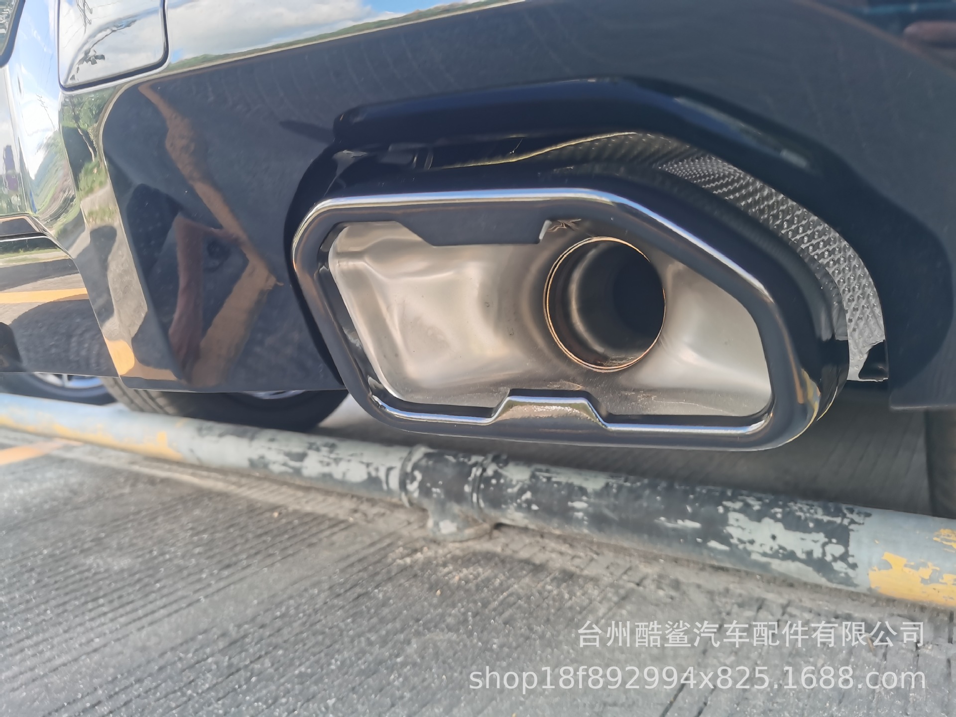 2022-2024 Bmw X3 M40 G01G02 Exhaust Pipe Modified Tail Throat Black Black Warrior