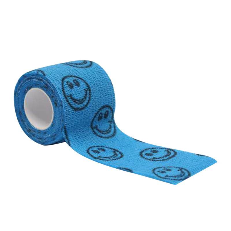 Cara sonriente azul