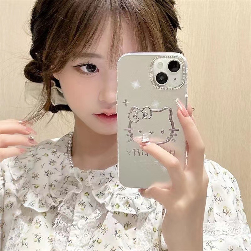Estilo coreano ins lindo gato estrella para 14PROMAX teléfono caso iPhone12 Apple 13P dulce Cool Girl 11