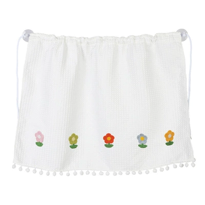 Car curtains – curtain - sunshade-waffle-with-5-flowers-side-by-side-1-piece