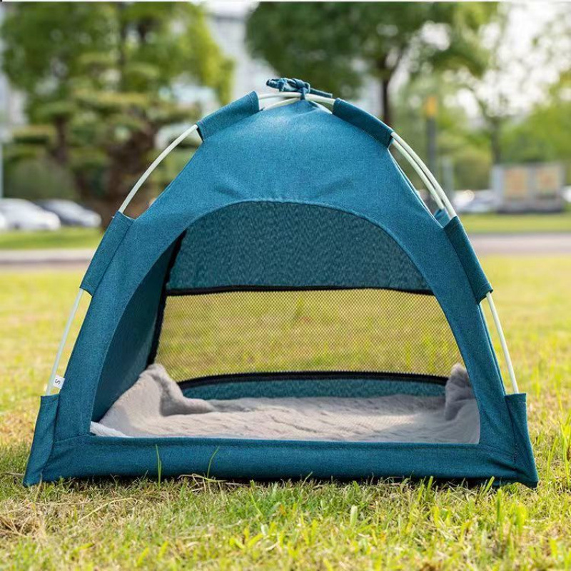 그린펫텐트 + 사계절매트