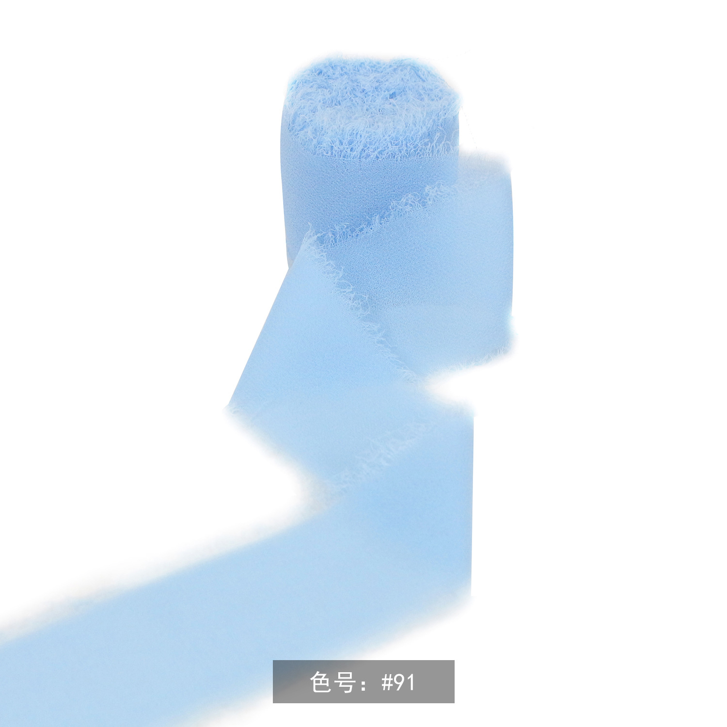 Venta al por mayor de gasa deshilachada cinta deshilachada ramo de la boda encaje de tela hecha a mano perla cinturón de gasa