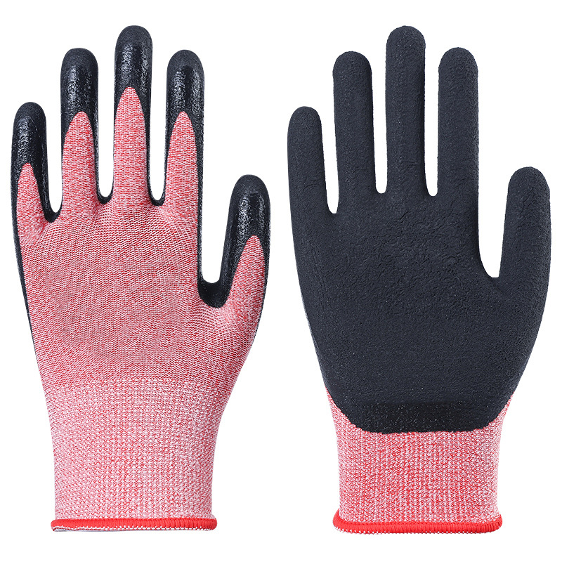 Fabricante mayorista guantes de protección laboral sitio de trabajo seco desgaste emulsión guantes de inmersión