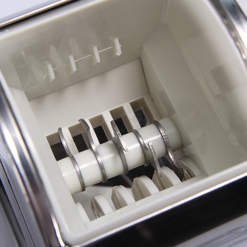 Stainless steel hand-cranked shaved ice machine manual fruit smoothie machine mini household small ice crusher continuous ice machine smoothie