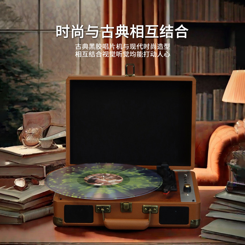 现货复古客厅装饰立体声留声机音响家用欧式礼品电唱机|undefined