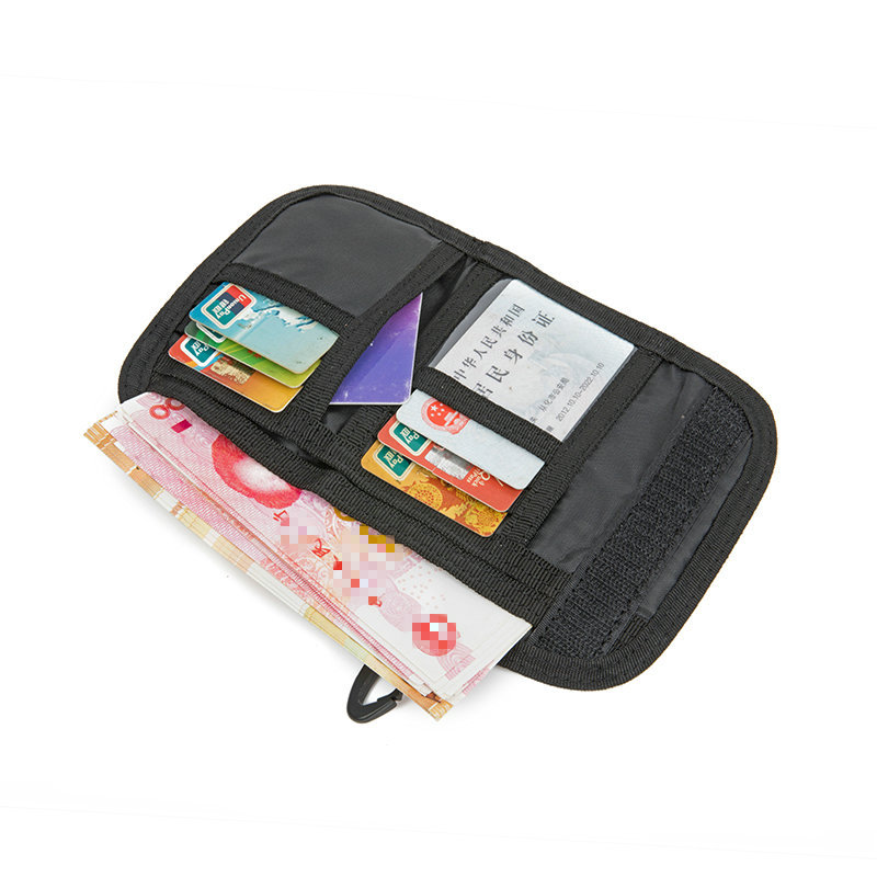 Travel tactics wallet with velcro for training