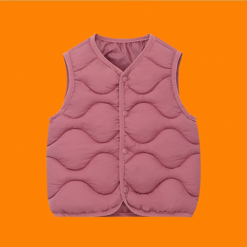 Otoño y invierno nuevo pato amarillo para niños chaleco de algodón chaleco de algodón caliente para niños pequeños, niños pequeños, niños pequeños, chaleco de algodón para niños pequeños