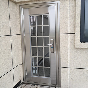 $Stainless Steel Door Stainless Steel Security Door Double Door Country Door Balcony Glass Door Household Single Door