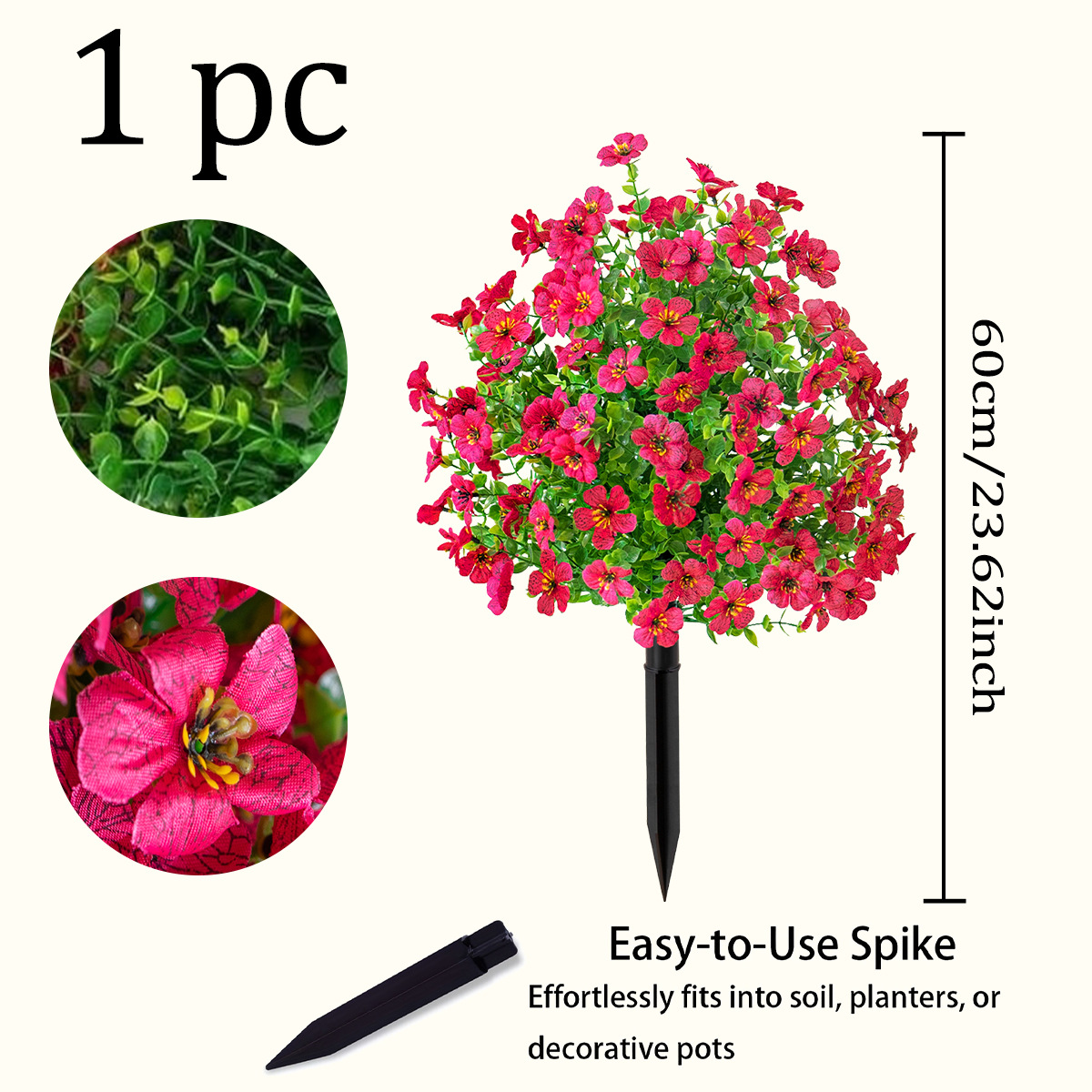 바이올렛 그라운드 인서트(로즈 레드)