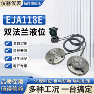 Japan Yokogawa Chongqing Chuanyi EJA118E Double Flange Differential Pressure Liquid Transmitter Corrosion Resistant Remote Differential Pressure Level Meter