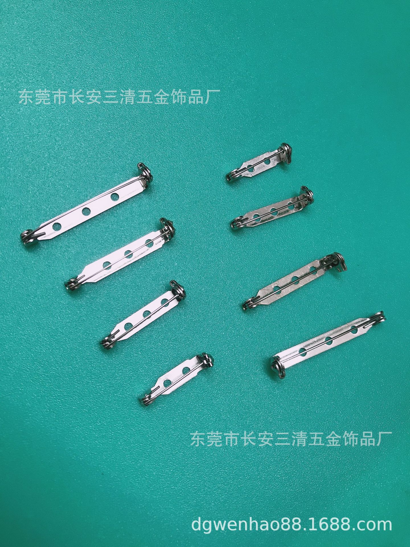 工厂直销高强度钢丝金属银色安全别针胸针服装配件扣针多规格组合