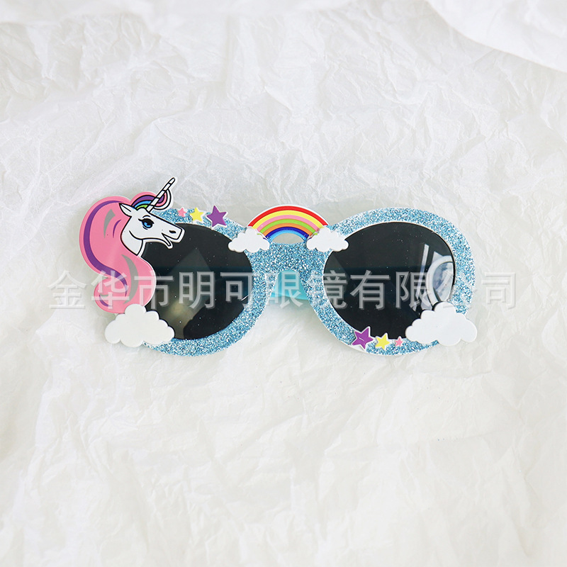 Gafas de Fiesta Temática de Unicornio de Plástico ABS para Fiesta Hawaiana y Fotos image 11