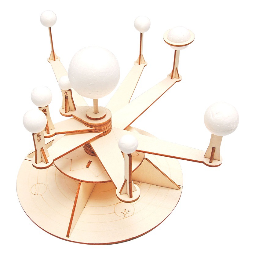 Ciencia y Tecnología pequeña producción DIY instrumento de nueve bolas hecho a mano experimento científico invención STEM Educación material didáctico educativo material didáctico