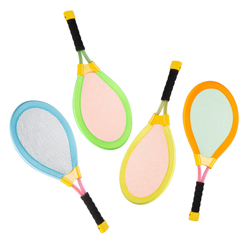 Single badminton training device indoor and outdoor children's training device for one person to play elastic slalom badminton toy