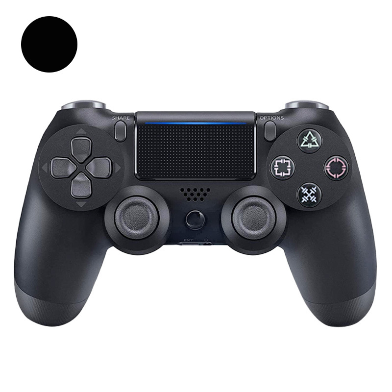 Control Inalámbrico Bluetooth P4 de ABS con Doble Motor de Vibración para Consola P4 y PC