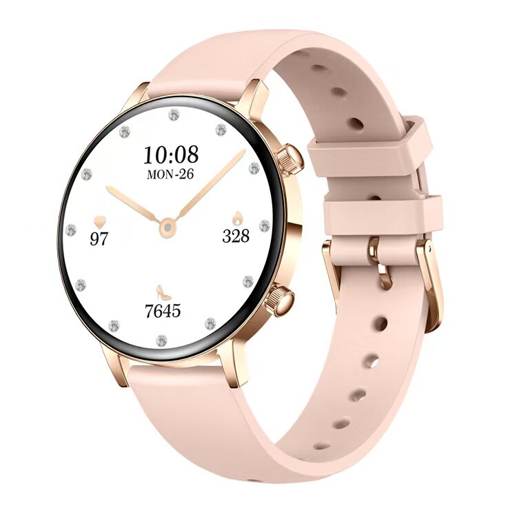 Cross-Border New Model Mk96 Smart Watch for Women, 6.9mm Ultra-Thin, Bluetooth Calling, Heart Rate Monitoring, 3D Dynamic, 7074 Chip Cross-Border New Model Mk96 Smart Watch for Women, 6.9mm Ultra-Thin, Bluetooth Calling, Heart Rate Monitoring, 3D Dynamic, 7074 Chip