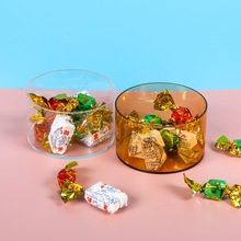 喜糖盒高透明亚克力圆盒加厚塑料圆形盒子化妆品美甲糖果伴手礼盒