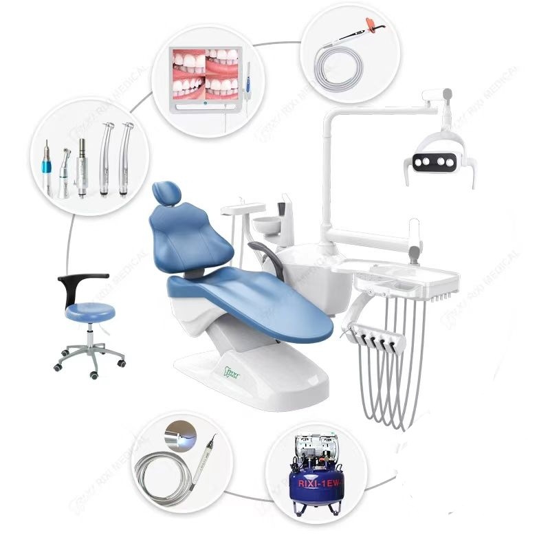 Silla de tratamiento integral dental Cama dental Cama dental Mesa de operación de tratamiento oral Cama de tratamiento integral dental