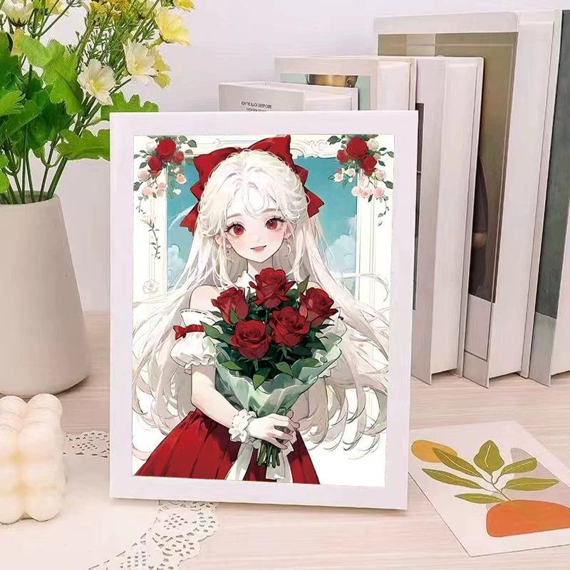 Набор для алмазной живописи Sanrio Kuromi, 17×22 см пластиковая рамка, набор для творчества DIY для детей