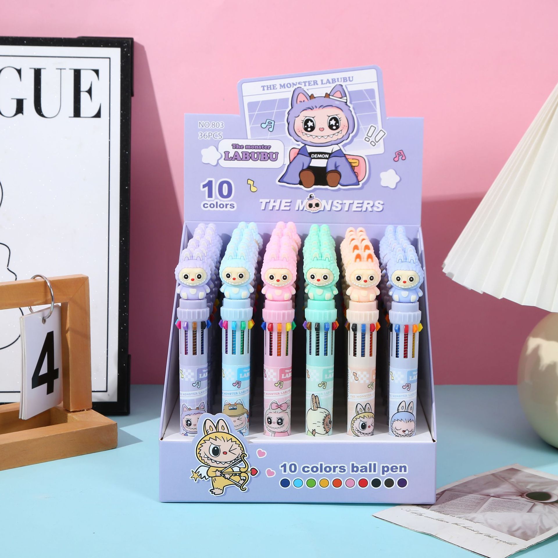 El comercio exterior explotó la ciudad de animales locos 2 bolígrafo de bolas de diez colores de alto valor de color zootopia bolígrafo multicolor