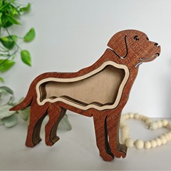 クリエイティブな木製ペットの毛収納ボックス犬猫ペットの毛記念ボックス