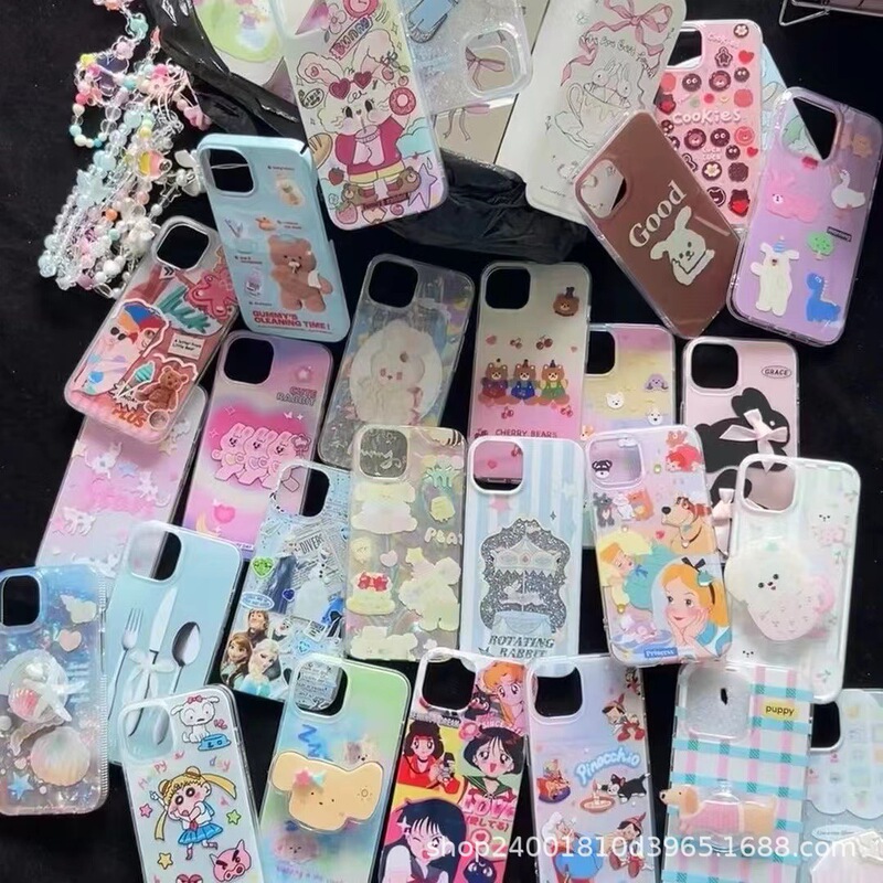 Mobile Phone Case Blind Box Non-Repeating Apple Mobile Phone Case Lucky Bag 15/14/11 Cute Simple Protective Case 7/8 Anti-Fall
