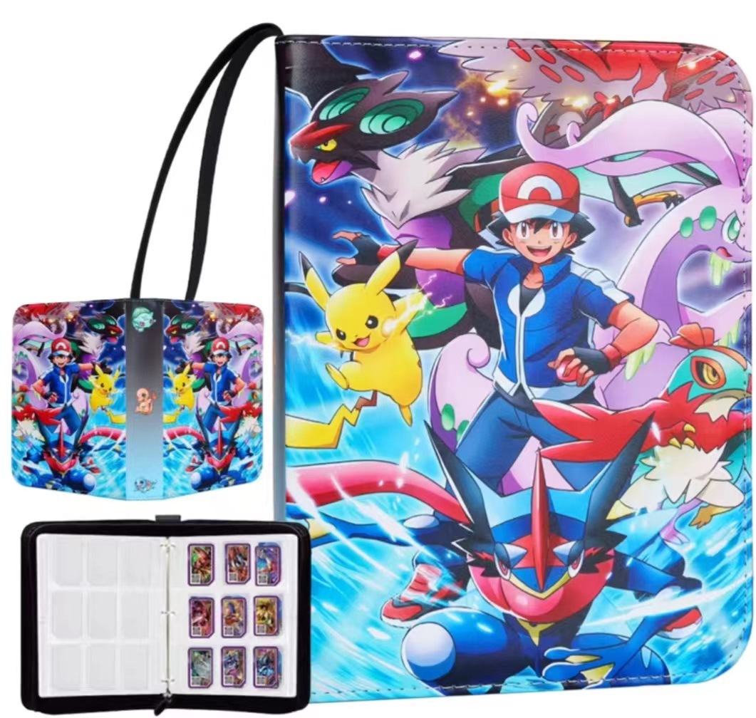 FUENTE fabricante en stock suministro baokemeng juego tarjeta colección libro Magic Baby Tarjeta de cremallera libro de almacenamiento