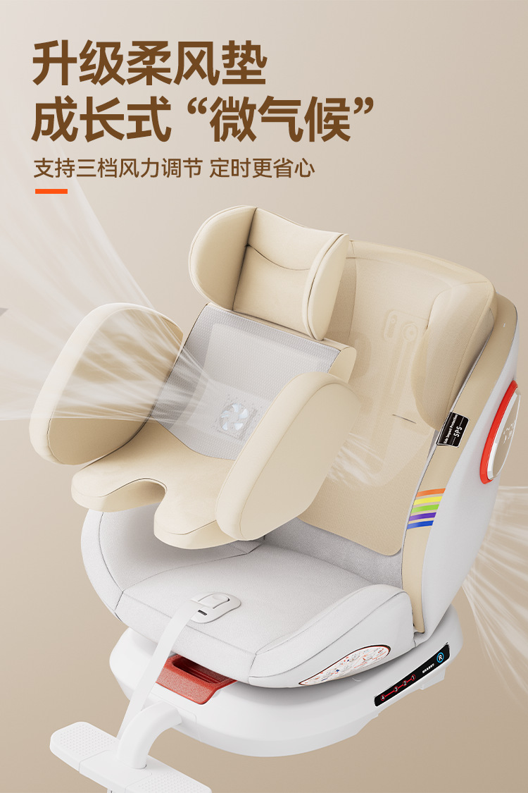 Suitable for Infants and Children Safety Seats for Cars, Baby Car-Mounted 360-Degree Rotating Seats for 0-4 Years Old