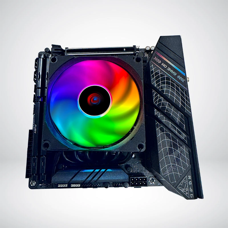 [Низкопрофильный радиатор HP3700 для ITX, совместим с 1700/1200/115x/AM4, вентилятор воздушного охлаждения]