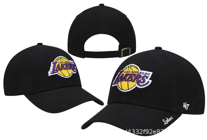 NBA ロサンゼルス レイカーズ バスケットボール ベースボール キャップ フラットつば調節可能なキャップ ヒップホップ ファッション フラットつばキャップ 越境貿易|undefined