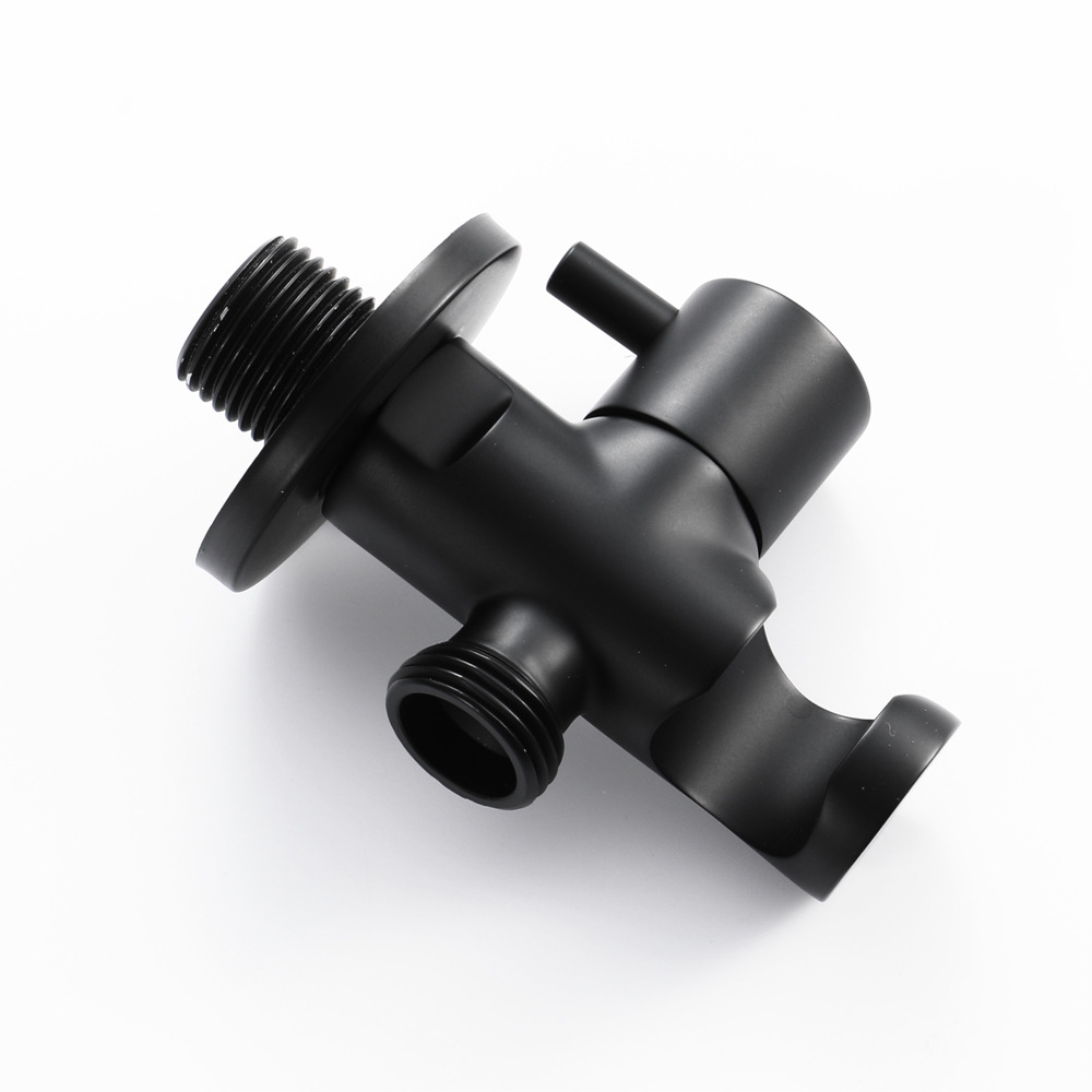 Black bathroom sink, toilet spray gun set, kitchen high-pressure flush, shower head, single Angle valve, hose Item Picture