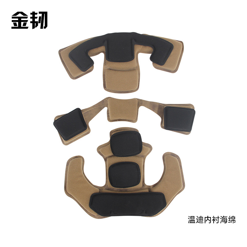 wendy温迪头盔记忆海绵垫减震缓冲头垫EX头CS战术头盔改装配件