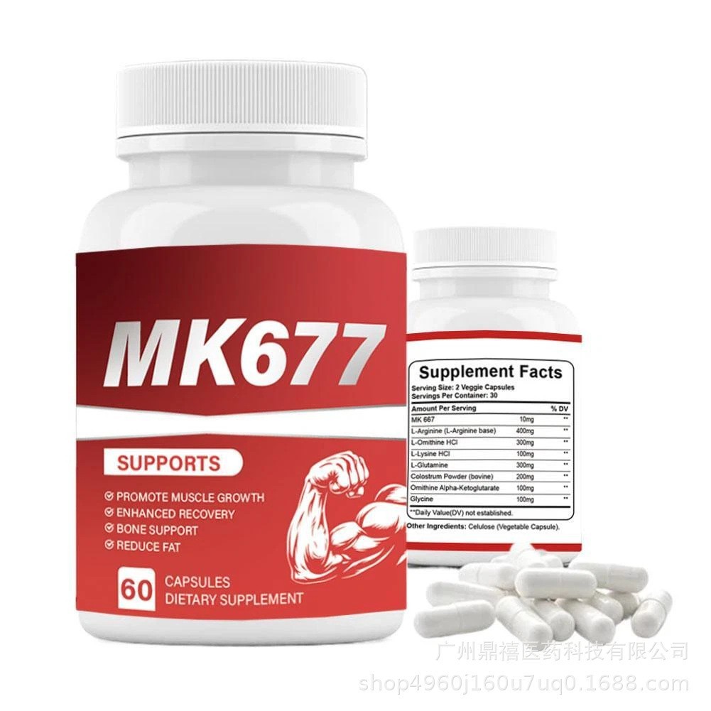 Amazon Cross-Border Bestseller Men's Health Supplement Capsules 60 Capsules Mk677 Supplement Supports O E m