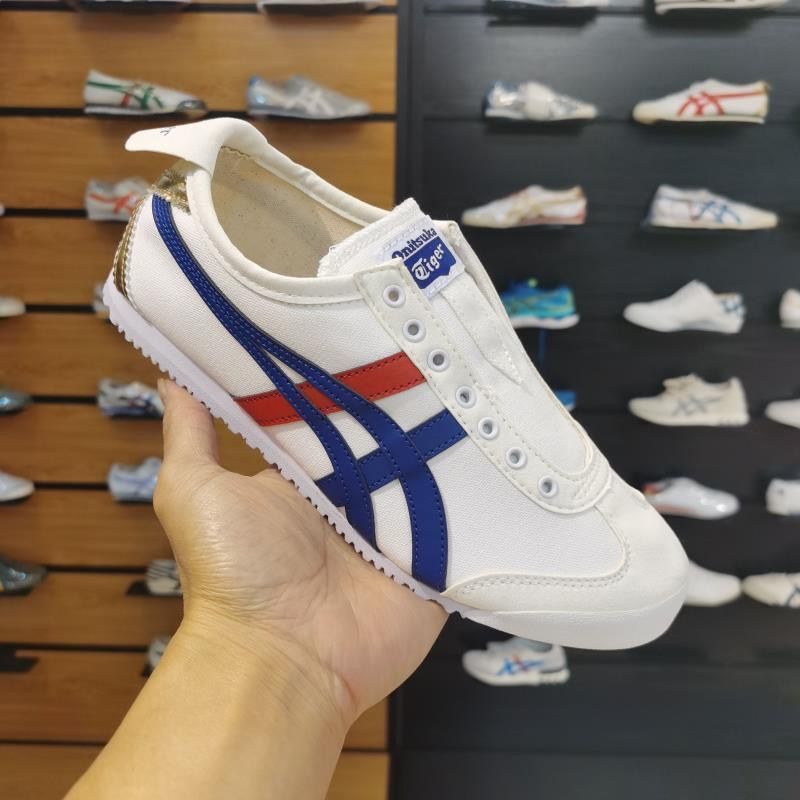 Canvas-white blue gold