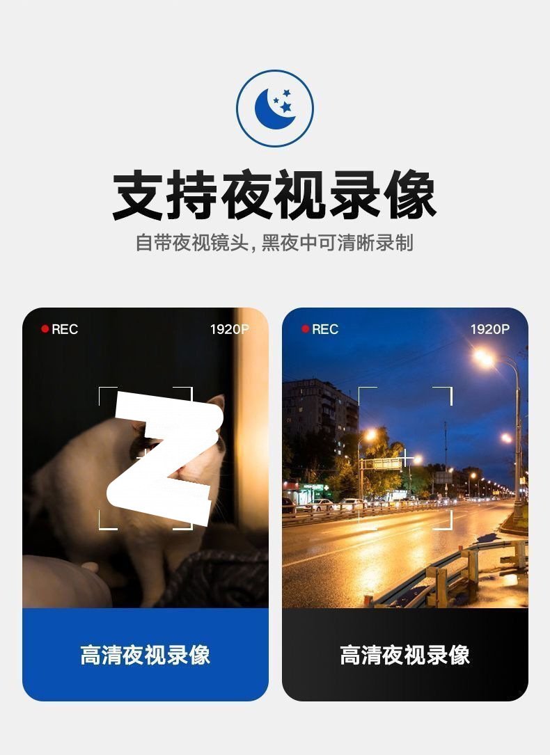 Wireless ultra-clear recording camera, video recording camera, law enforcement recorder, network camera, smart cross-border camera, free shipping undefined