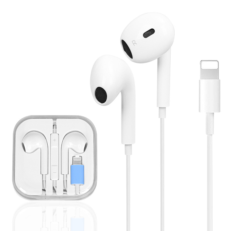 Auriculares con cable de cuarta generación para juegos de tableta de teléfono móvil con control de cable en la oreja Apple-Huawa-type-c-Honor