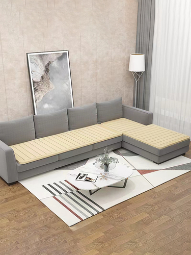 Wholesale Bed Frame 1.2/1.5m Sofa Wood Board Hard Mattress Back Support Solid Wood Waist Support Children's Single Bed