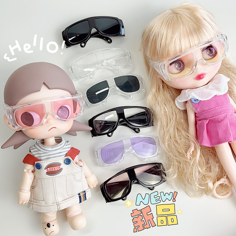 8.5cm Wide Glasses Goggles Ski Goggles Zsiga Gazi Sister Bjd Small Rag Doll Doll Toy Baby Clothes